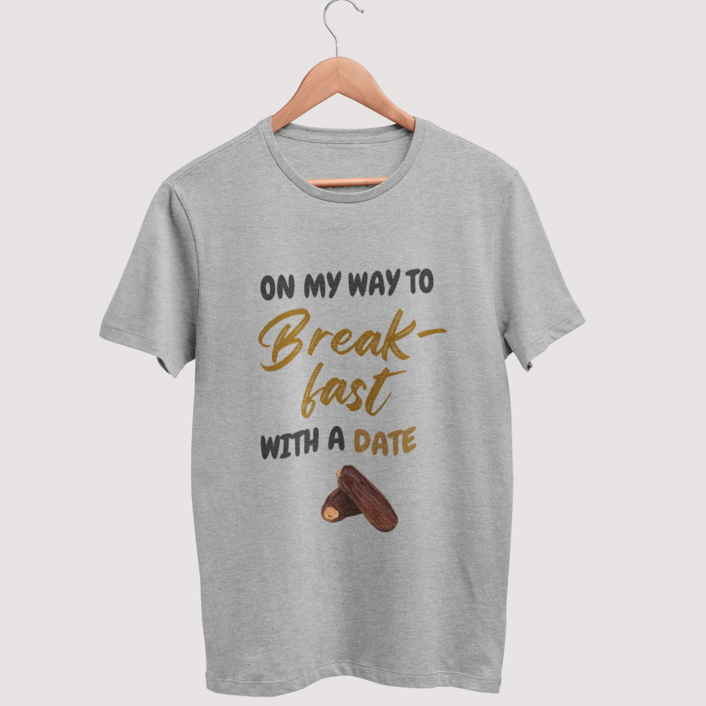 Break-Fast with a Date Men's Oversized T-shirt