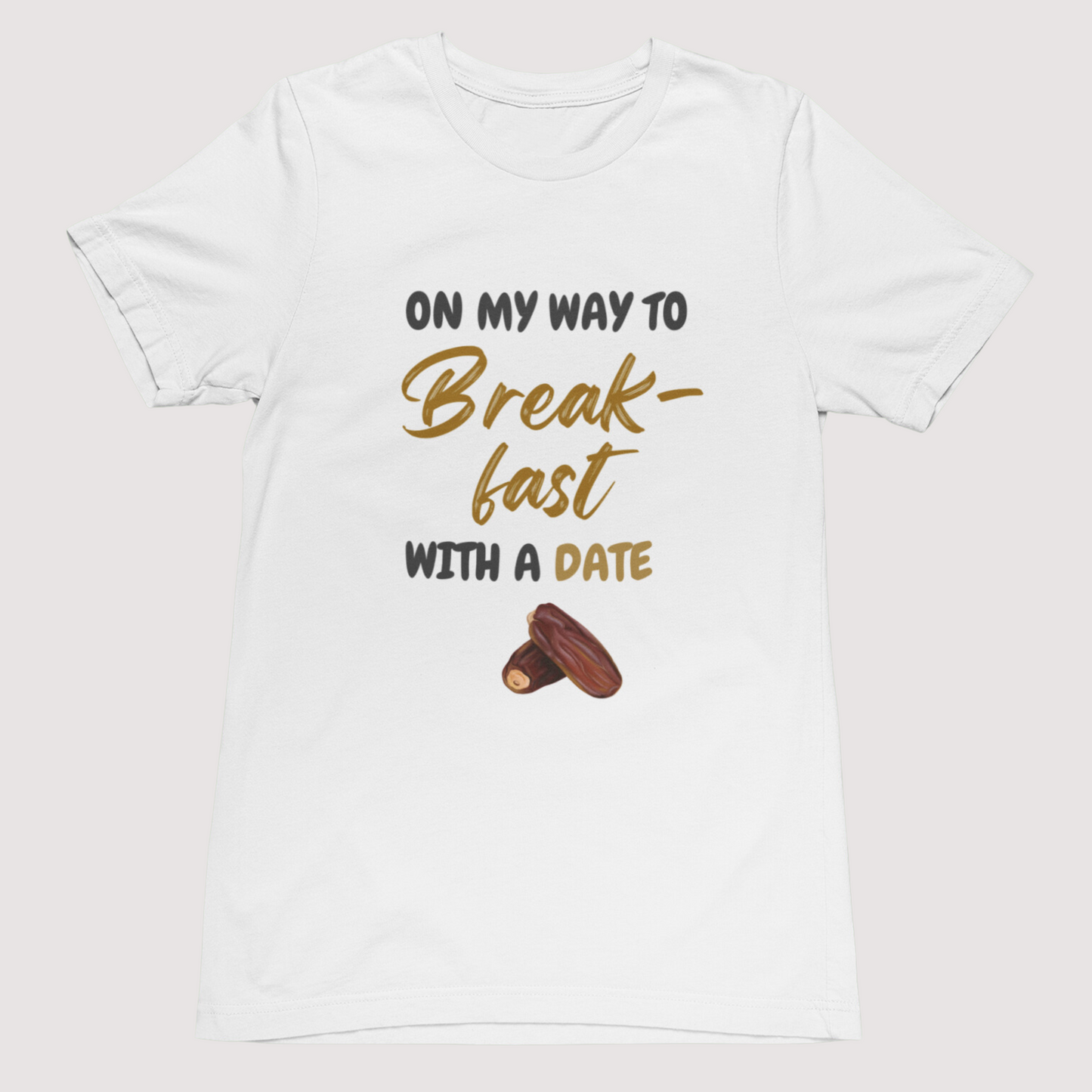 Break-Fast with a Date Men's Oversized T-shirt