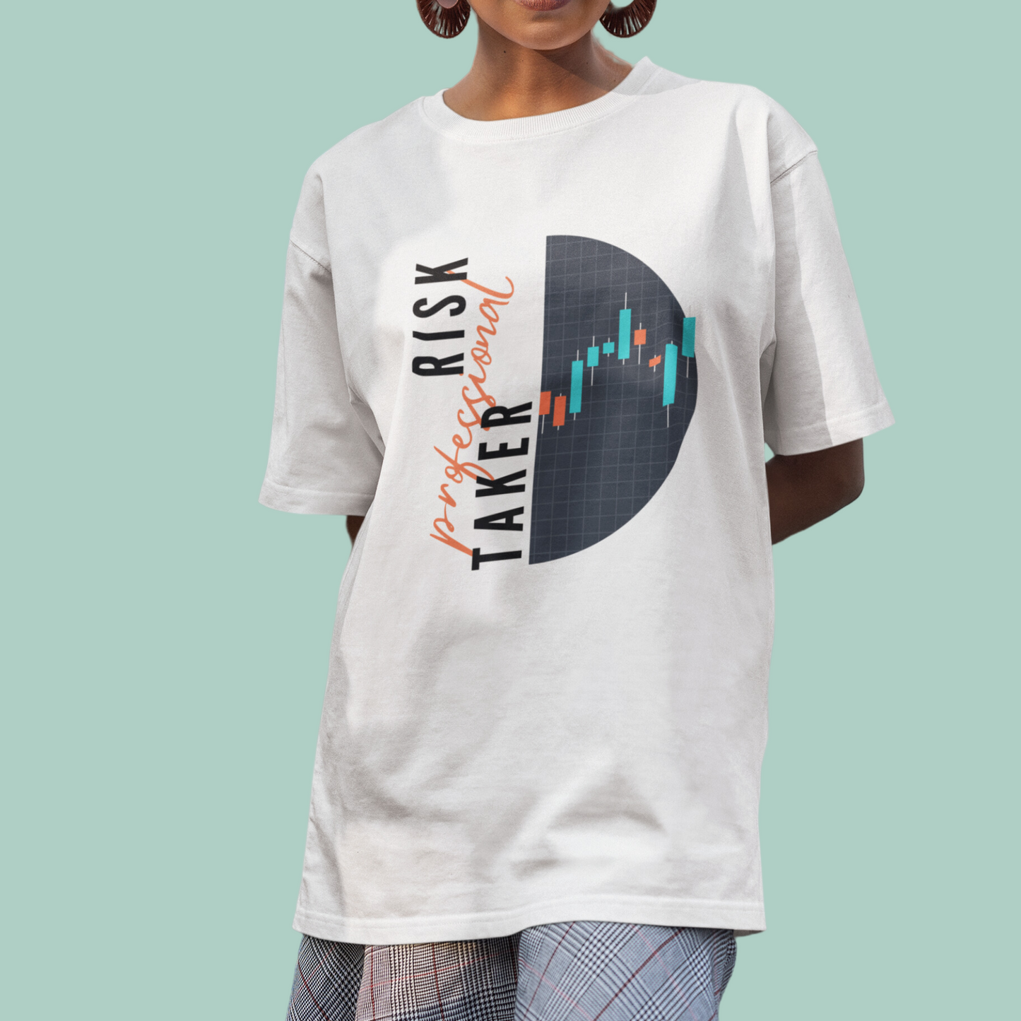 Professional Risk Taker Unisex Oversized T-shirt White